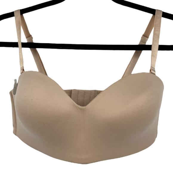 Wacoal bra 854372 Staying Power wire free strapless tan size 34C - Picture 2 of 7
